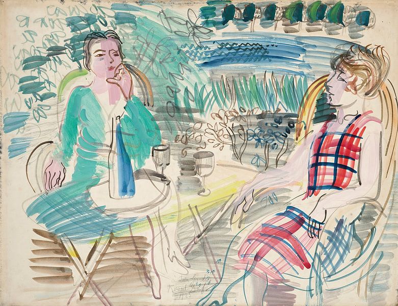 Raoul Dufy - In the garden (1925) by Peter Balan