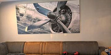 Kundenfoto: Vintage Douglas DC-3 Propeller Flugzeug von Sjoerd van der Wal Fotografie