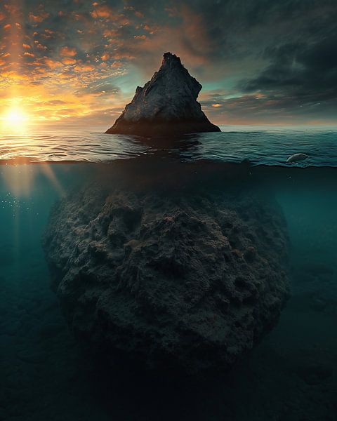 Goldene Stunde am Meer von fernlichtsicht