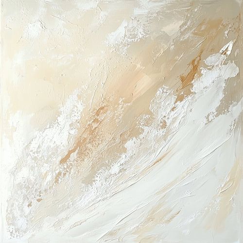 Zee van witte wijn abstract van TheXclusive Art