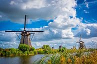 Molens bij Kinderdijk, Nederland van Rietje Bulthuis thumbnail