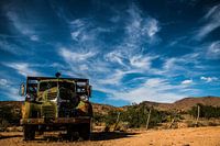 Oldtimer with blue sky