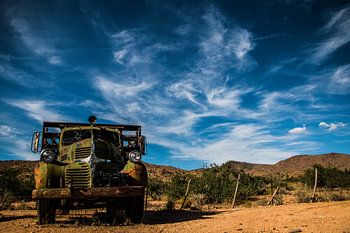 Oldtimer with blue sky