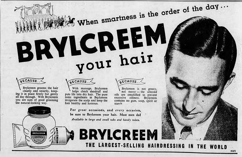 Brylcreem Anzeige 1954 von Atelier Liesjes