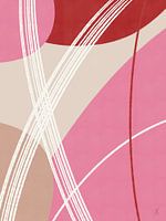 Rouge & ; Rose Abstrait