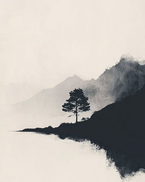 Der Baum und der Berg von Franka Poulain