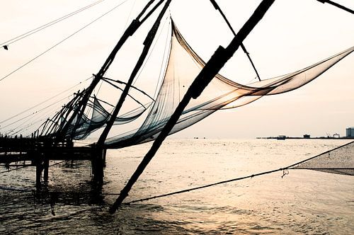 Sunset over the ocean