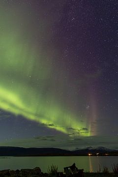 Northern lights in Abisko by Marcel Saarloos