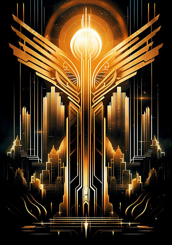Art Deco Print Poster Wall Art Impression d'art