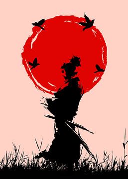 Japanse Krijger Poster