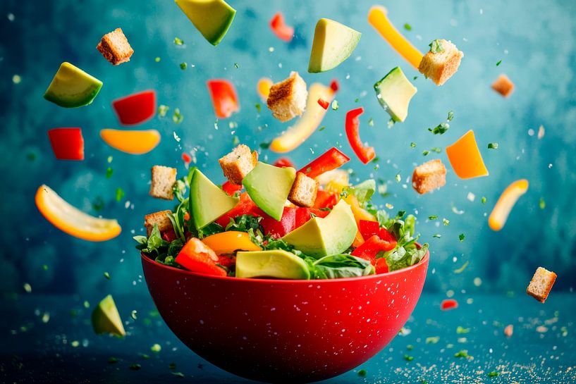 Fresh salad mix by Poster Art Shop