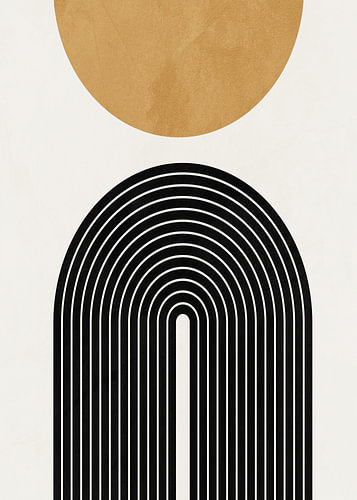 Minimalistische geometrische abstrakte Kunst