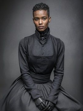 Grey posture by Klaus Tesching - Art-AI