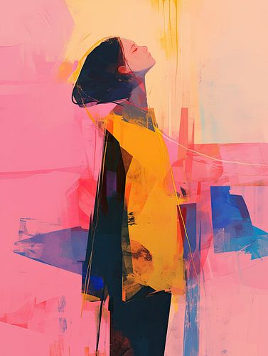 Modernes abstraktes Kunstwerk