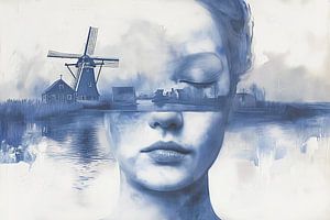 Reflecties op Delfts Blauw van PixelMint.