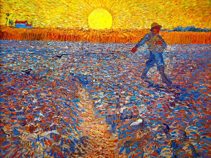 Der Sämann - Vincent van Gogh - 1888 von JW Does