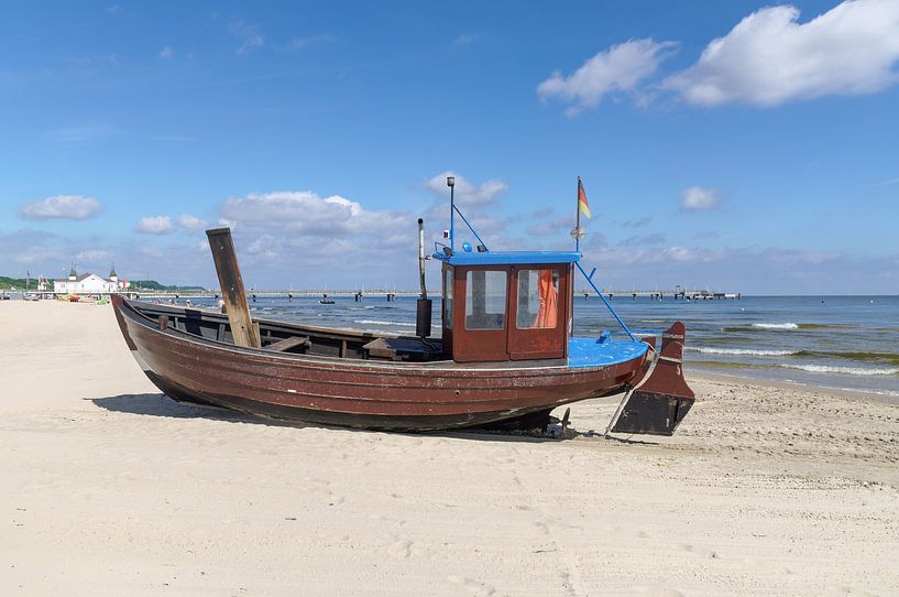 am Strand von Ahlbeck,Usedom,Ostsee,MVP,Deutschland von Peter Eckert