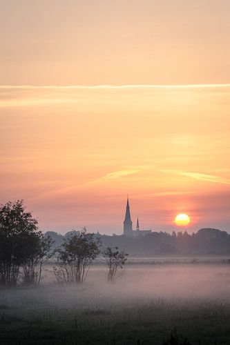 Breda, Haagse Beemden Sonnenaufgang