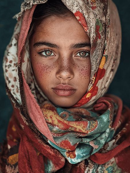 Berber Girl by Carla Van Iersel