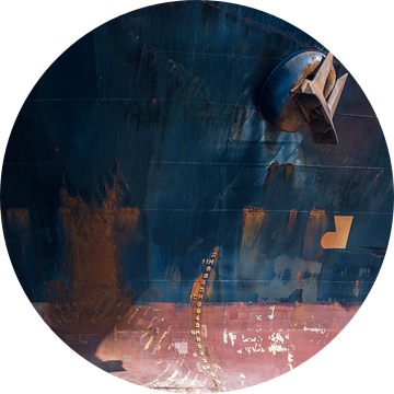 Boeg van een schip een kunstwerk op zich. van scheepskijkerhavenfotografie