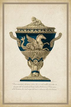 Vintage Widder-Vase von Piranesi von Behindthegray