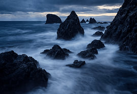 Moody Long Exposure Seascape by Winston Sobalvarro