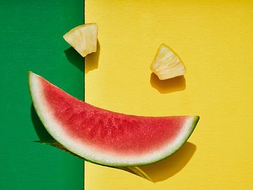 Happy Fruit Wassermelone Ananas von Martijn Hoogendoorn