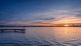 Zonsondergang aan Zegerplas