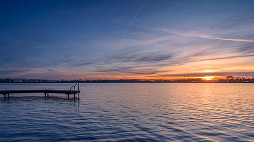 Zonsondergang aan Zegerplas