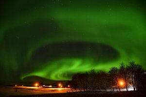 Aurores boréales sur Elisa in Iceland