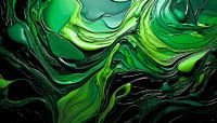 Liquid Green Paint
