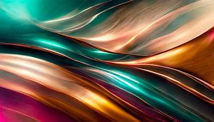 Fluid mit Verschiedene Farben
