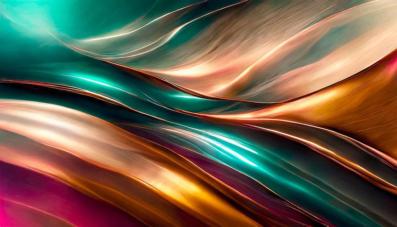 Fluide avec différentes couleurs par Mustafa Kurnaz