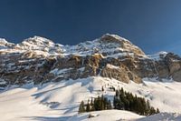 Winterlandschaft im Alpsteingebirge in der Schweiz
