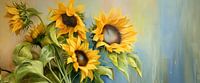 Sunflower panorama