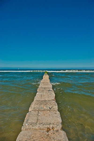 Épi de pierre historique sur Sylt par Norbert Sülzner