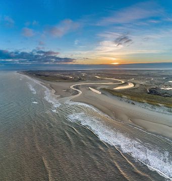 Slufter Texel zonsopkomst van Texel360Fotografie Richard Heerschap