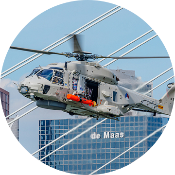 NH-90 helikopter tijdens de Wereldhavendagen 2025.