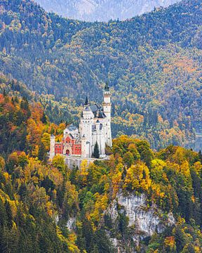 Automne au château de Neuschwanstein sur Henk Meijer Photography