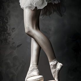 Ballerina auf dem Macaron-Turm | Tanz des Gleichgewichts von Karina Brouwer