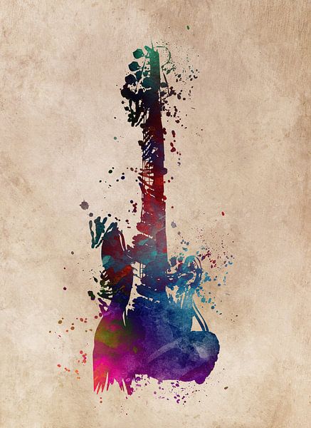 Gitarre 39 Musikkunst #Gitarre #Musik von JBJart Justyna Jaszke