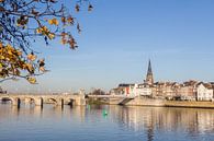 Uitzicht op de Servaasbrug van Maastricht Nederland van Hilda Weges thumbnail