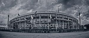 De Kuip (stadion Feyenoord) van Rene Ladenius Digital Art