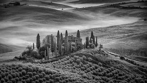Podere Belvedere -6- Tuscany - infrared black and white