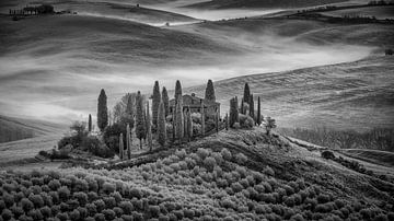 Podere Belvedere -6- Tuscany - infrared black and white