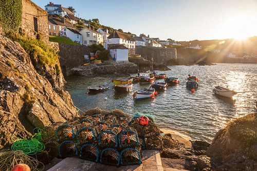 The small harbour of Coverack, Lizard Peninsula, Cornwall