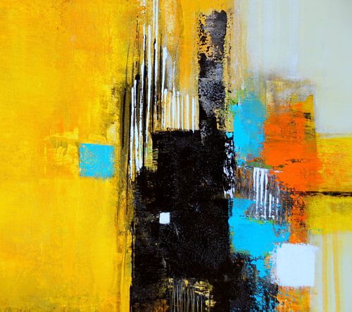 Abstract in yellow