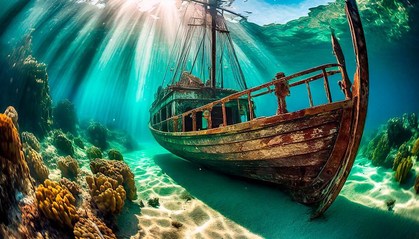 Lost Places Ship Underwater by Mustafa Kurnaz