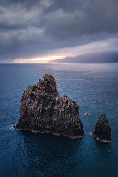 Moody sunrise in Madeira by Martin Podt