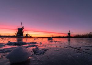 Winter in Kinderdijk van AdV Photography